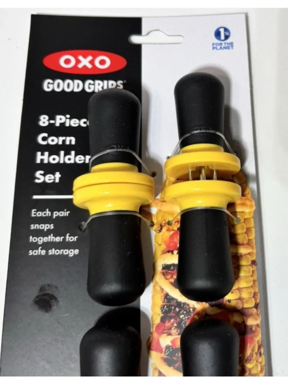 OXO Good Grips 8-Piece Corn Holder Set Stainless Steel